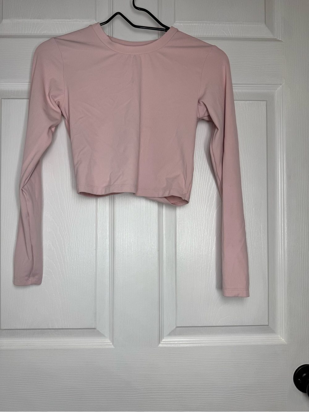 all in motion Light Pink Long Sleeve Crop Top